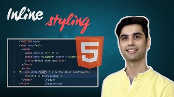 How to use style attribute in HTML - inline styling