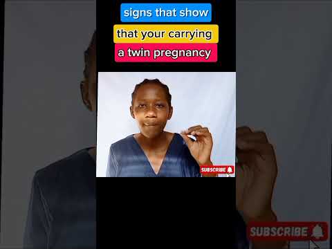 Signs And Symptoms That Show That Your Carrying A Twin Pregnancy Fertilitytips Improvefertility 