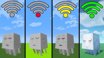 minecraft ghast with different Wi-Fi