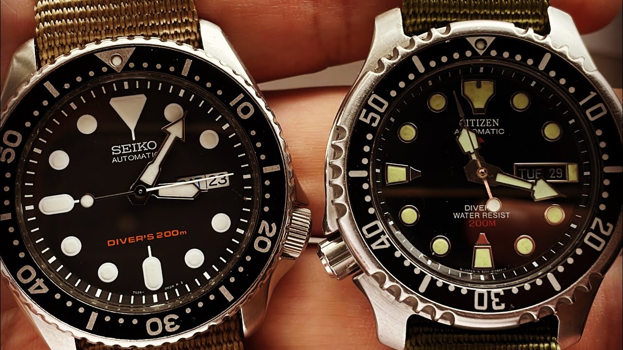 Descubrir 83+ imagen citizen promaster diver vs seiko skx007