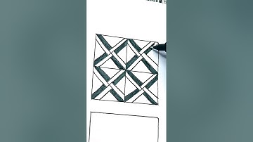 #30秒圖形挑戰#禪繞畫#zentangle#pattern #圖騰 #Mr.kidd #line art