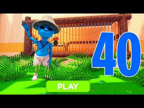 Roblox - Gameplay Walkthrough Part 40 - Pomni Play Smurfcat Prison Run Obby Escape (iOS, Android) @JuniorForGaming