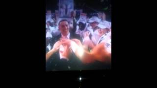 New England patriots super bowl 49 trophy ceremony