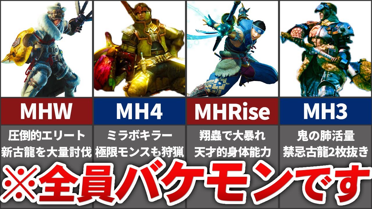 モンハン史上最も強い主人公ランキング TOP9