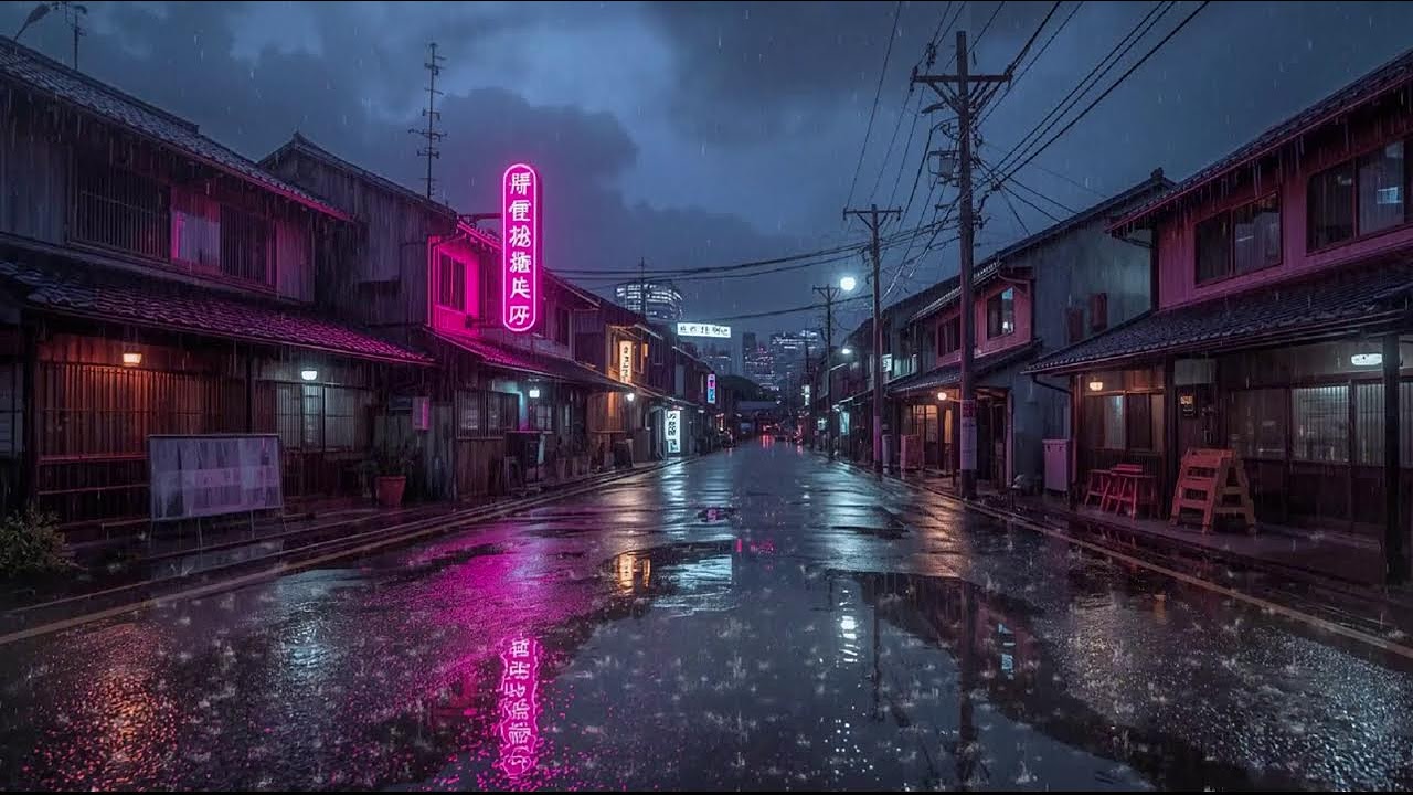 Night Rain Ambience 🌙 Lofi Beats for Focus, Relax & Quiet Moments #85