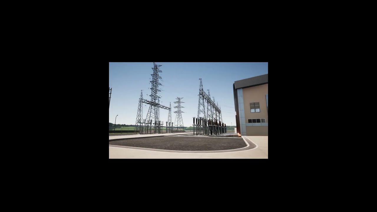 3d Electrical substation Vitualization