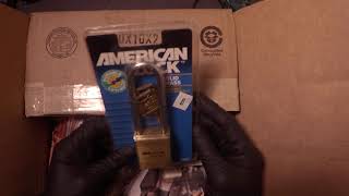 65. Quick unboxing video of some nice American locks