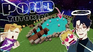How to build a *BEAUTIFUL POND* in *SKYBLOCK* !! Blockman Go | Katekmn BG #viral #video #gameplay
