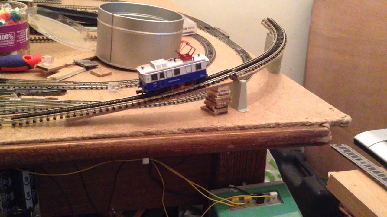 N Scale model - Feb 2015 - Elevation Pt 2 testing