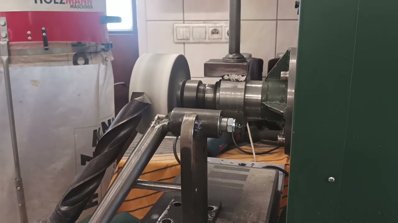Homemade Tool Grinding Machine - Drill bit sharpening, broušení vrtáků
