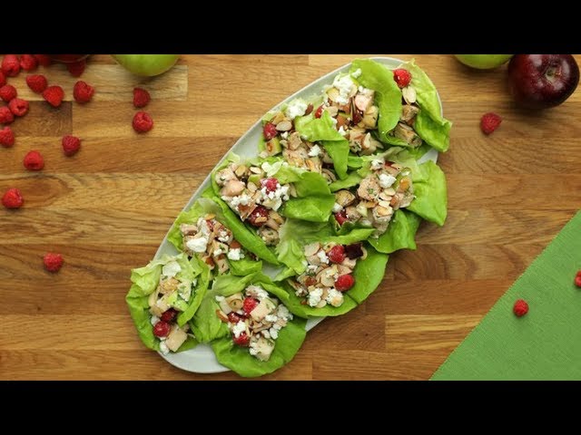 Apple Berry Chicken Salad Wraps // Presented by Maries Dressing