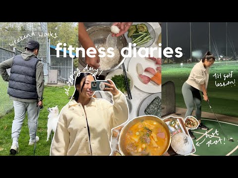 Fitness Diaries | weekend shopping day, fall haul + taking my first golf lesson!!