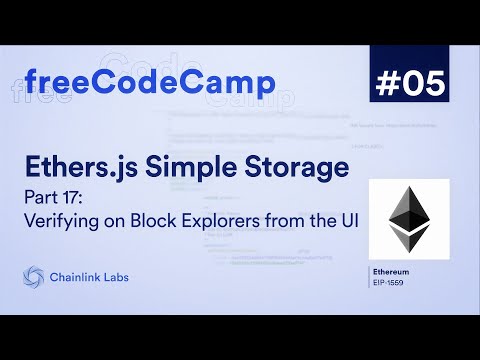 Verify on Block Explorers From the UI | Ultimate Web3 Solidity & Javascript Course | Lesson 5 Pt. 17
