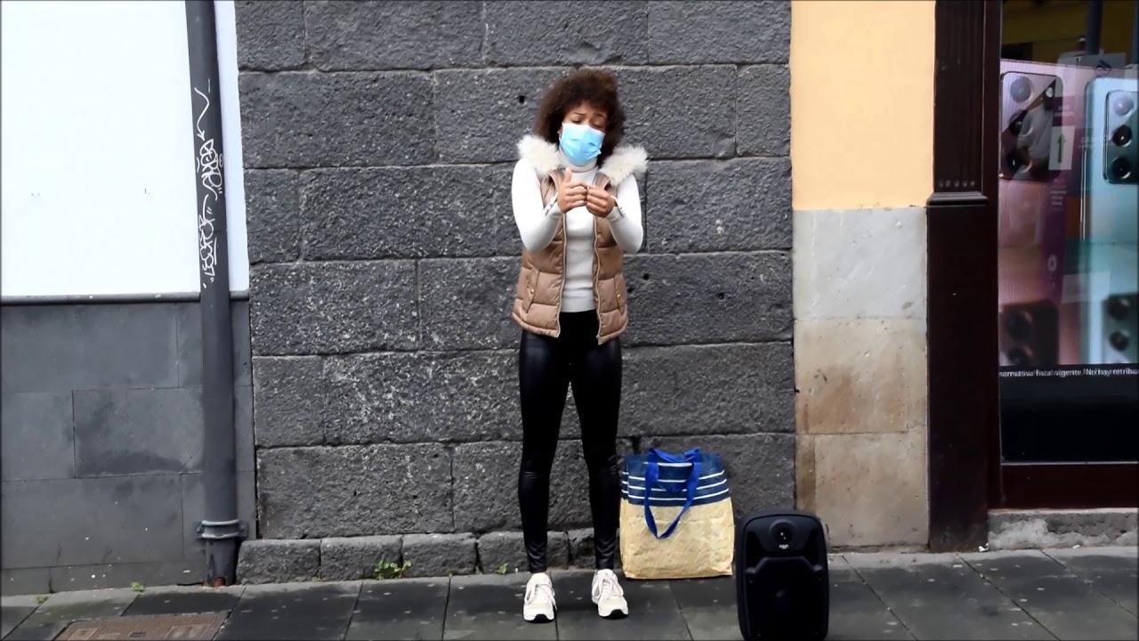 Sislena Caparrosa en La Laguna  Tenerife  14 12 2020  Vídeo de Domingo Piñero   foto dpb