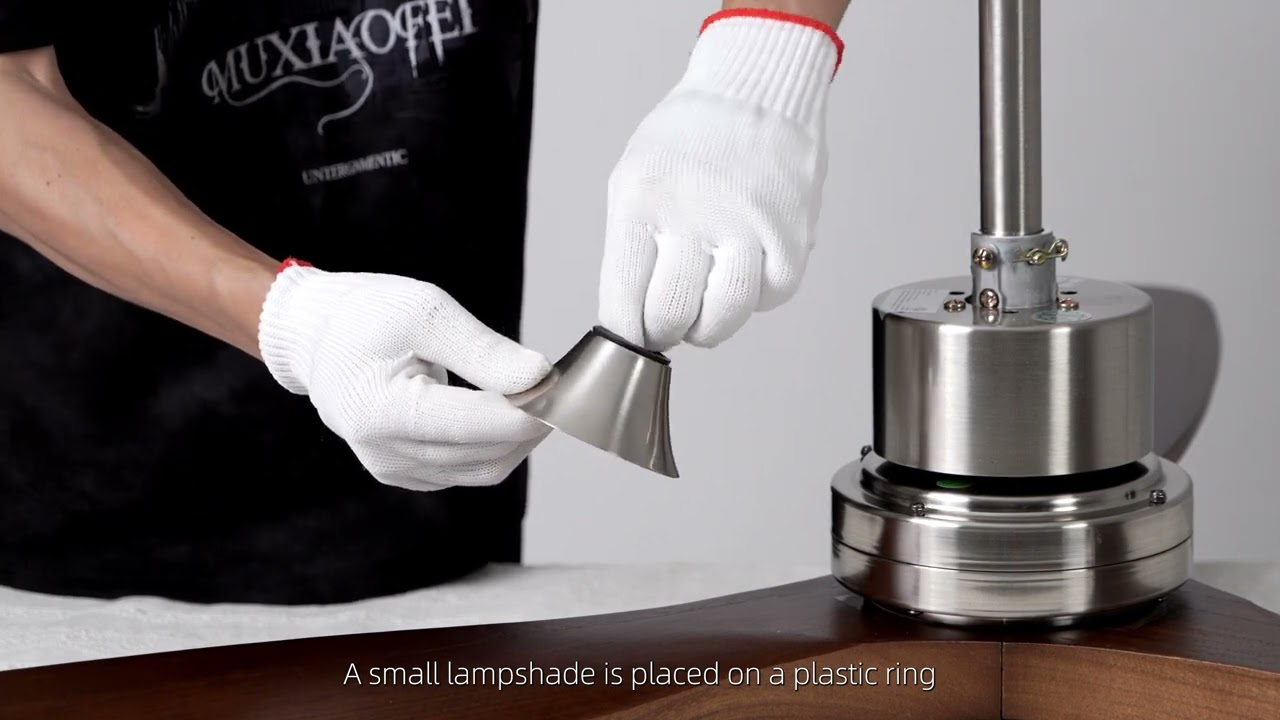 Breeze Master Wooden Ceiling Fan Light Installation video– Natural Airflow, Modern Form