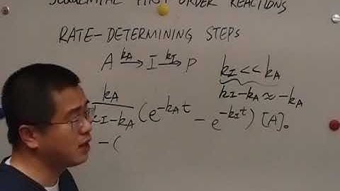Sequential Reaction Mechanism That Has a Rate-Determining Step
