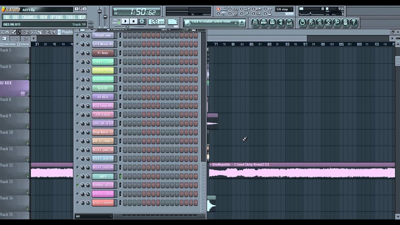 OneRepublic I Lived Arty Remix REMAKE FLP FL STUDIO YouTube