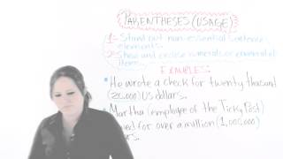 English Punctuation: The Usage Of Parentheses