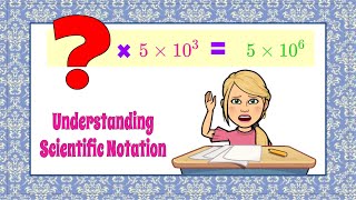 Multiply by ? - Scientific Notation | 8.EE.A.3 💗💙