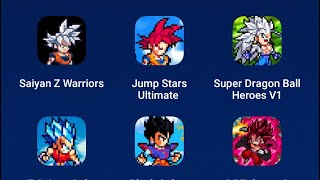 Saiyan Z Warriors,Jump Stars Ultimate,Super Dragon Ball Heroes V1,Z Saiyan Goku,Black Gohan screenshot 1