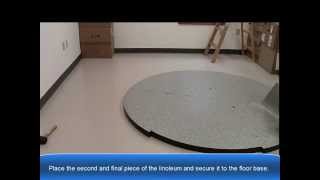 Booth Floor Installation