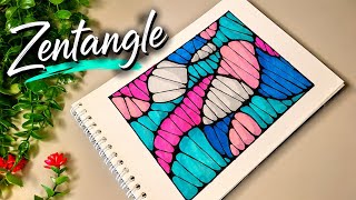 Wait Until You See the Final Zentangle!
