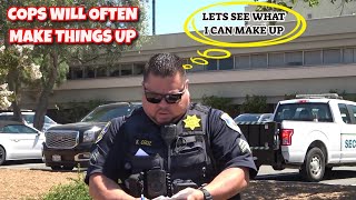 Cop Doesn't Know The Law So Just Makes It Up