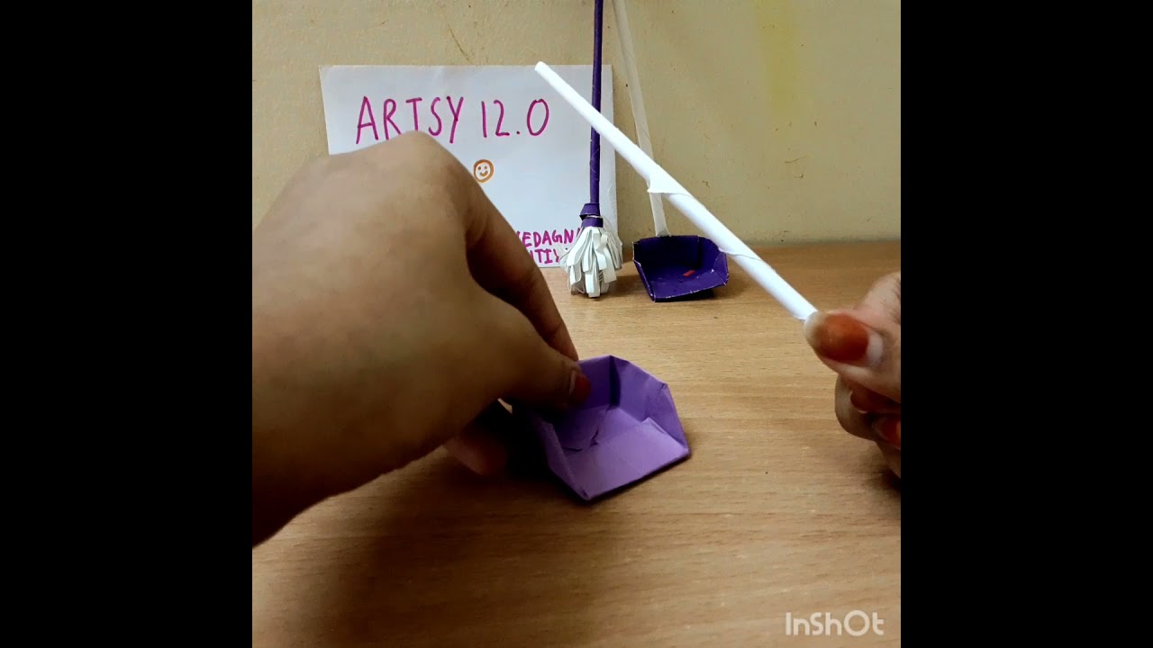 Making of broom and dustpan