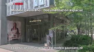 Escaneo de un centro comercial a nube de puntos y 3DGS | Flujo de trabajo SHARE S20