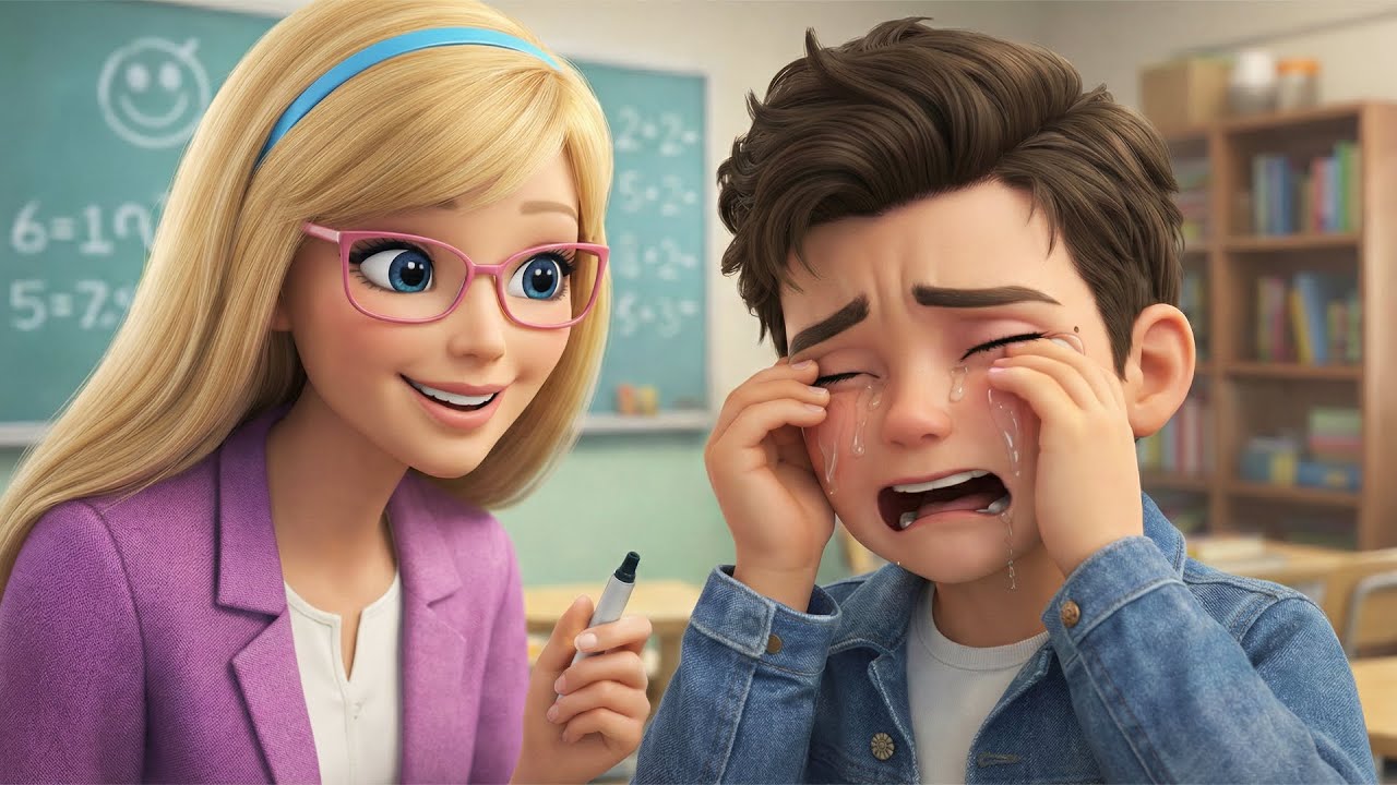 Classroom Tears: The Moment He Collapsed 😭💔 | Funny Barbie Animation