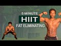 5 minute hiit workout burn fat fast