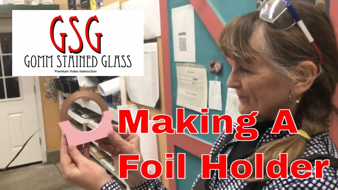 Copper Foil Holder For Use In Stained Glass V358 YouTube