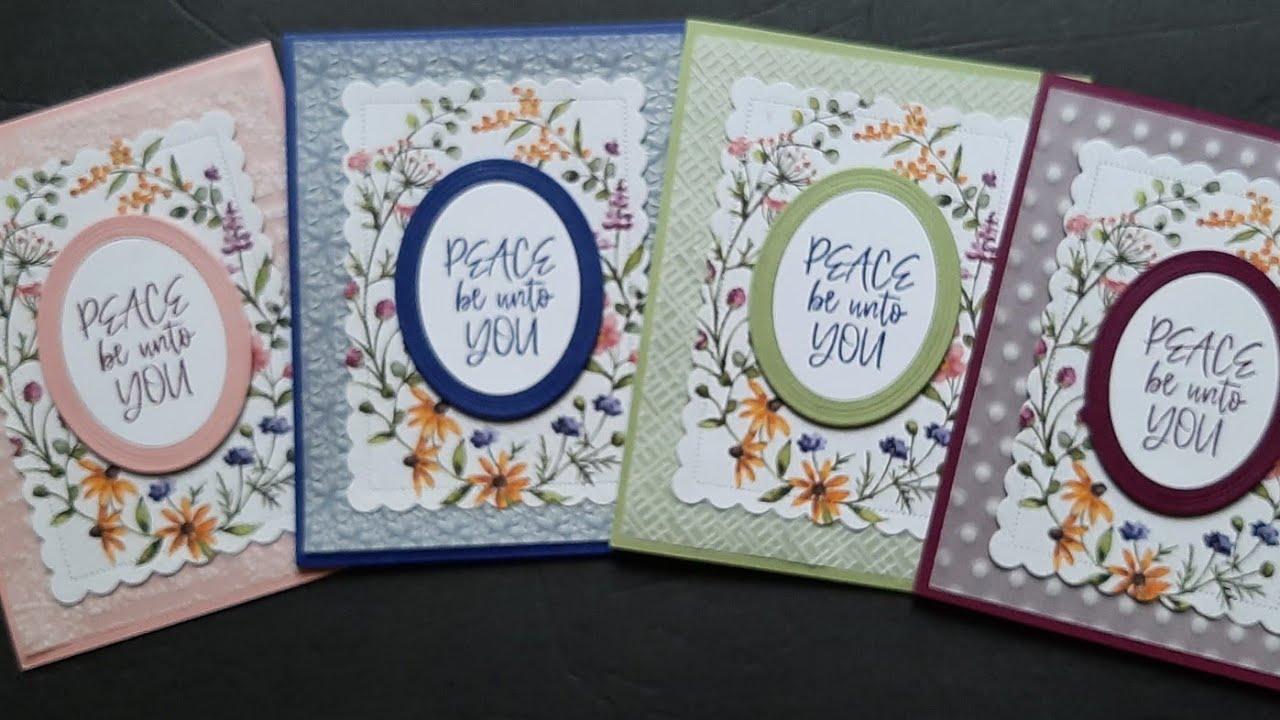 More cards with Dainty Flowers DSP - YouTube