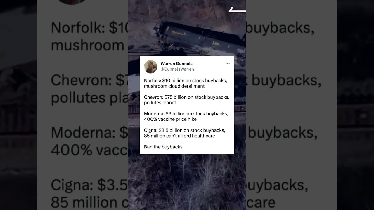 Ban Stock Buybacks
