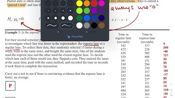 AP Stats 9.3 Video B (Paired t-test for means)