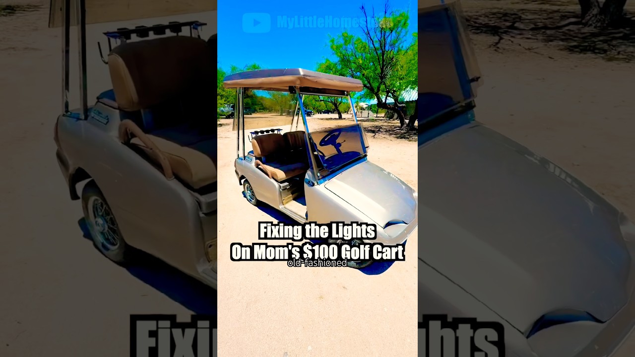 Fixing the Lights on Mom’s 0 Golf Cart