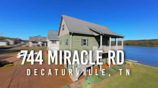 Drone POV Tour | SOLD Tennessee River Home w/ Private Dock – 744 Miracle Rd, Decaturville TN