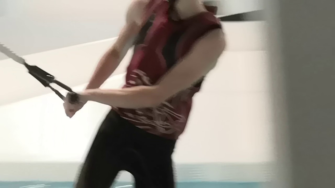 Alexey Filipenko 28/01/2021 Back Flip 180 B-F (180 Half Twist Flip) on Trick water ski