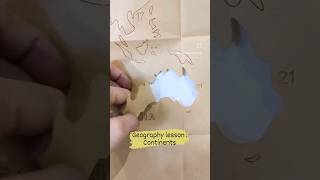 Geography Lesson: Continents #shorts #geography #continents #acrylic