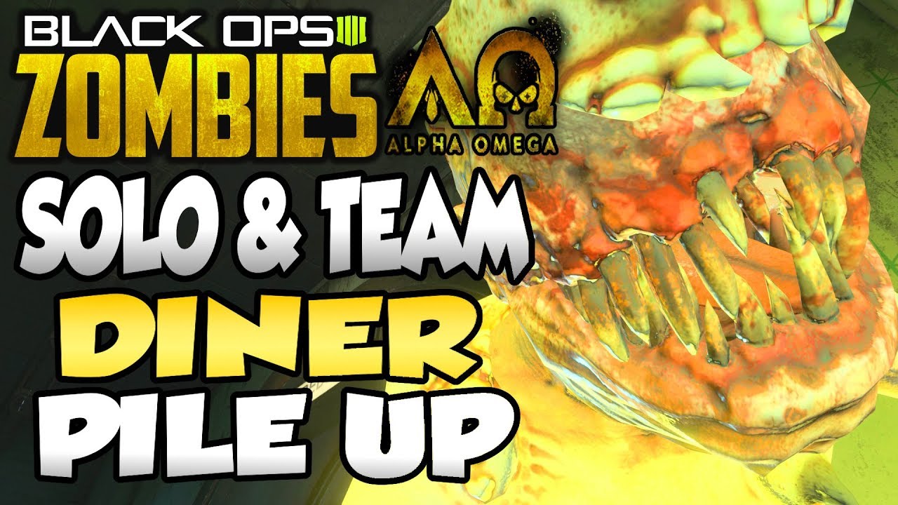 SOLO & TEAM ALPHA OMEGA DINER ZOMBIES GLITCH (After Patch 1.21) - BO4 ZOMBIE GLITCHES