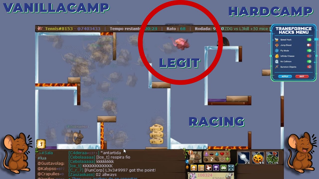 TRANSFORMICE CHUTY GAMEPLAY +50 MICE *TOP 3 VUASH*