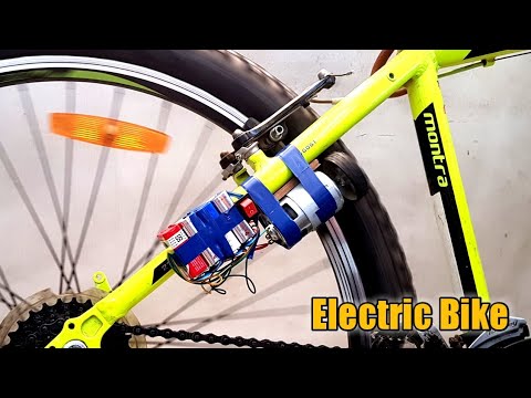 How to make electric bike using 775 dc motor - YouTube