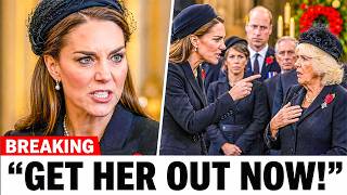 Catherine REJECTS Protocol After Camilla INTERRUPTS The Memorial In Front Of The Entire World