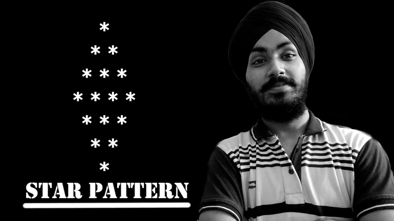 7. Star Pattern in C Language- Jit Code - YouTube