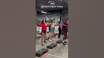 Thumbnail of When the song hits you forget about the exercise 😂🔥#stepperton #juliusburphy #hiphopstepaerobics