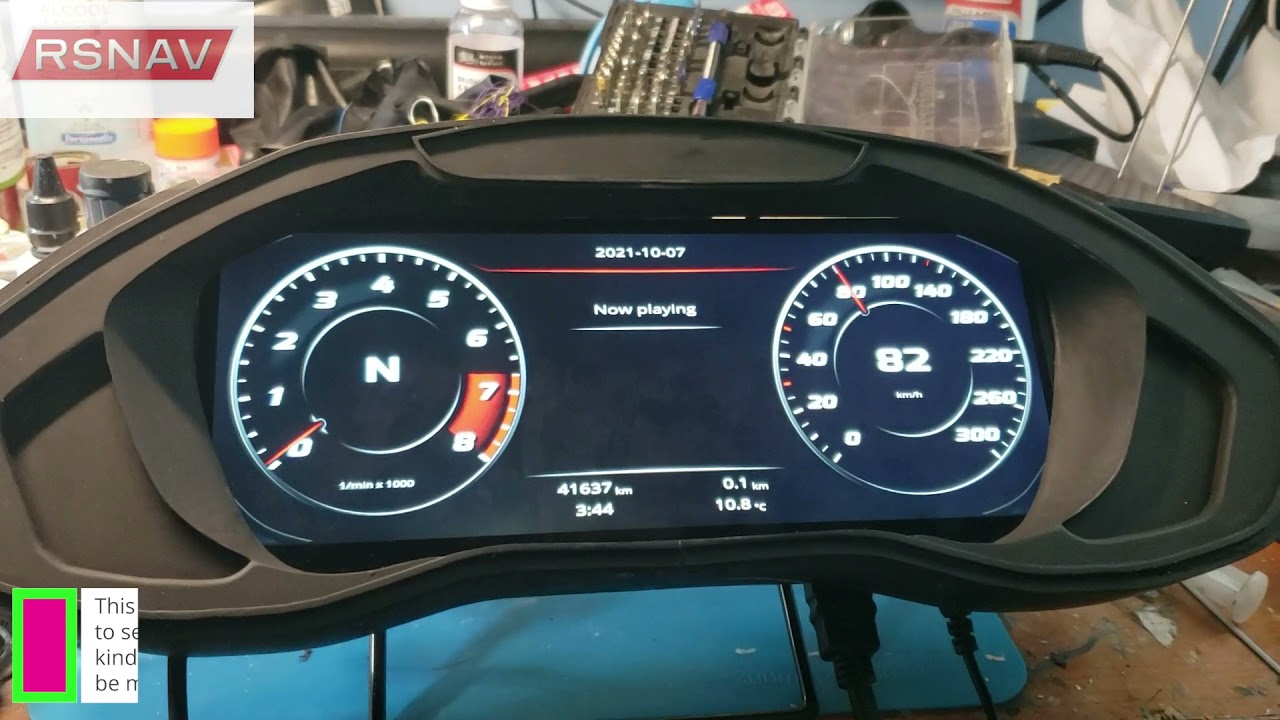Rsnav Virtual Cockpit Concept For Audi B8 B8 5 C7 C7 5 D4 Youtube