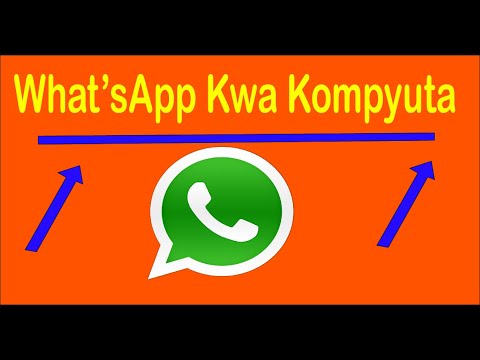 Video: Inawezekana Kusanikisha Whatsapp Kwenye Kompyuta