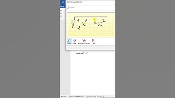 Thủ thuật Microsoft Word #29 - Viết tay công thức toán học #shorts