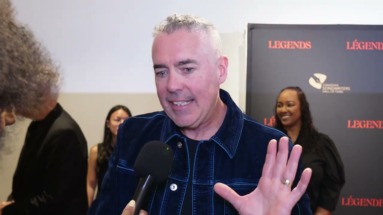 Ed Robertson from Barenaked Ladies at Canadian Songwriter Hall of Fame