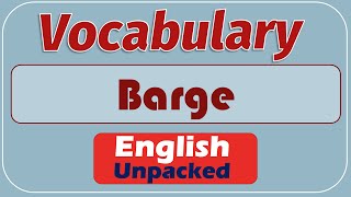 Barge
